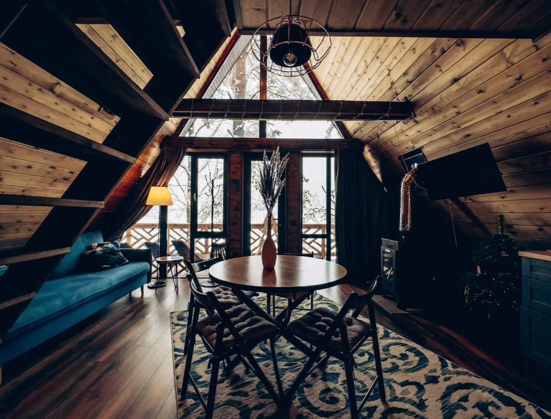 A-Frame с двумя спальнями