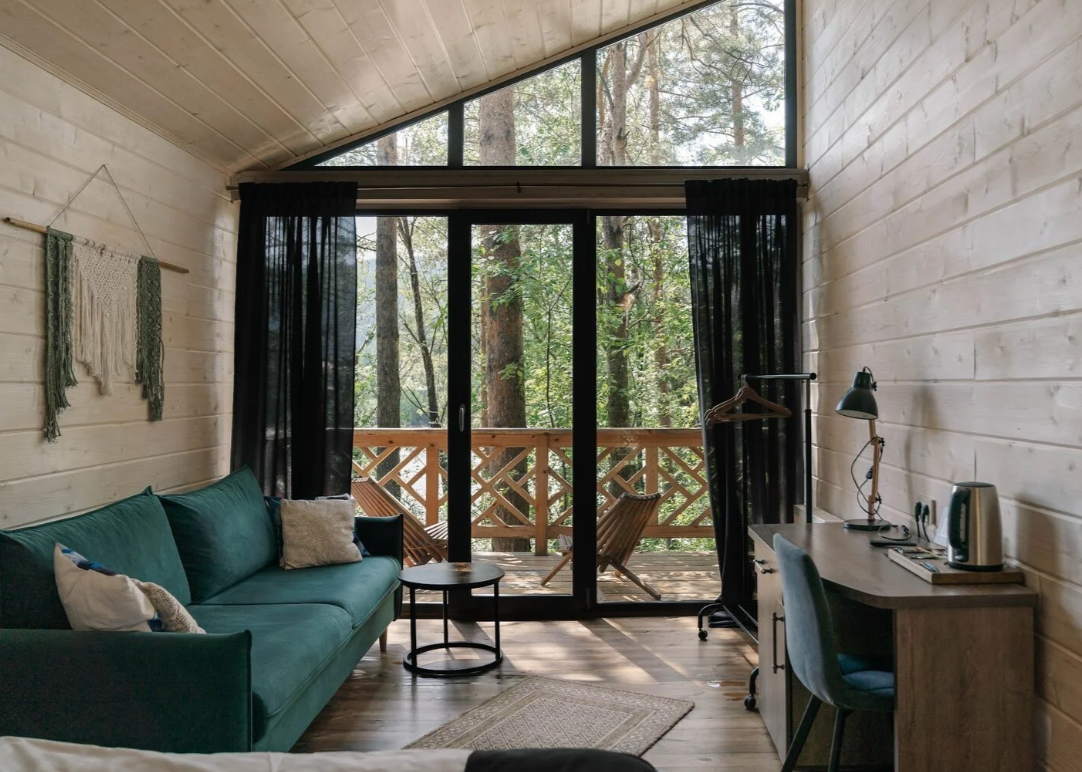 Барнхаус с балконом