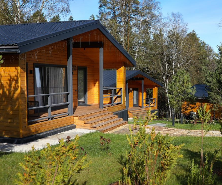 Коттедж c зоной BBQ